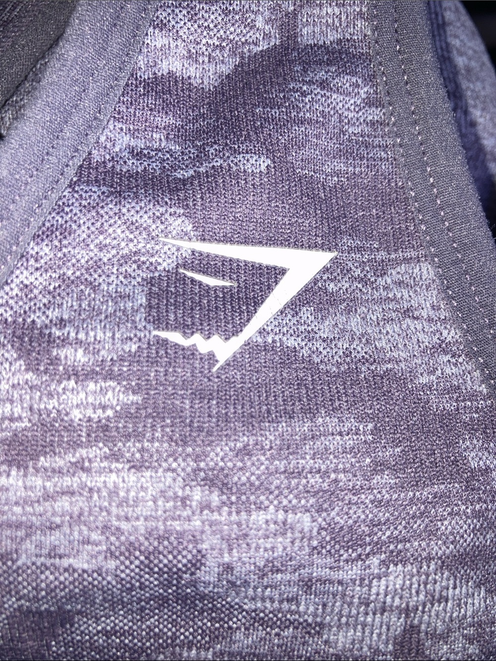 GYMSHARK ADAPT CAMO SEAMLESS SPORTS BRA Size Small in Purple EUC - Picture 3 of 4